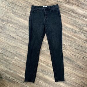 Social Standard By Sanctuary High Rise Skinny Black Jean Size 10/30